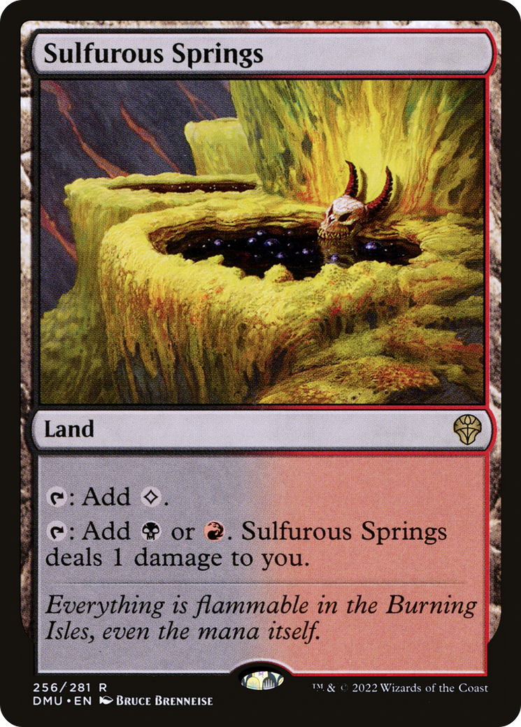Sulfurous Springs (DMU-256) [Dominaria United] Foil