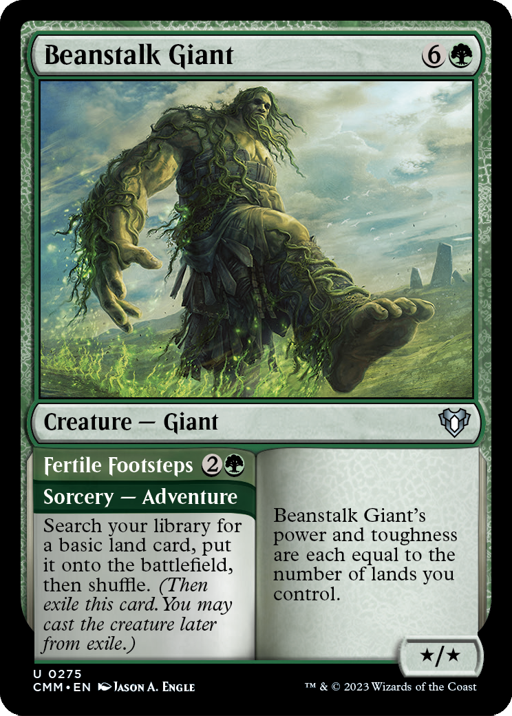 Beanstalk Giant (CMM-275) [Commander Masters] Foil