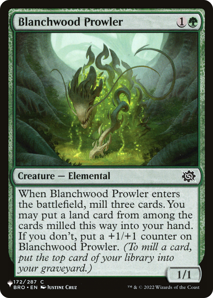 Blanchwood Prowler (LIST-172/012) [The List]