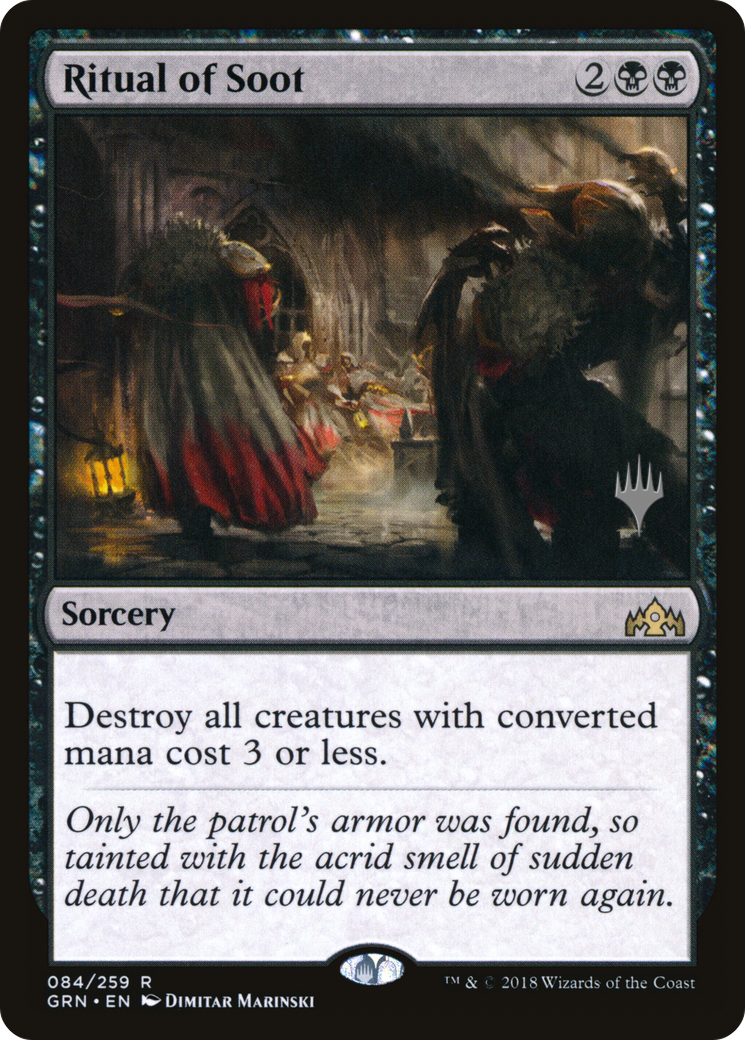 Ritual of Soot (PPTHB-084) [Promo Pack: Guilds of Ravnica Promos]