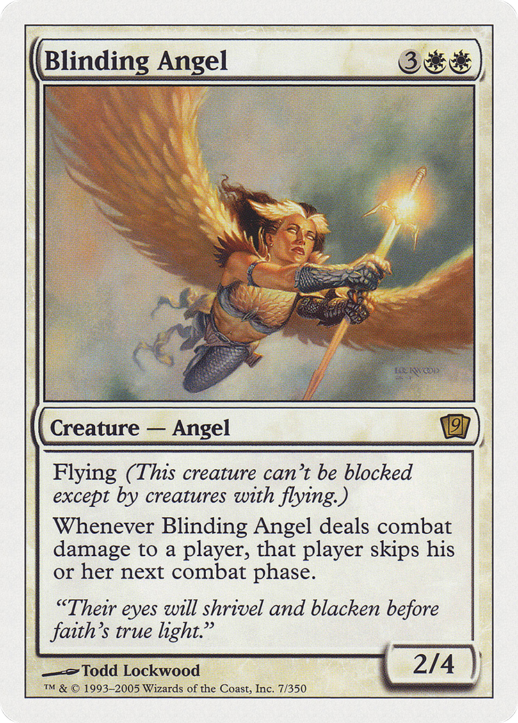 Blinding Angel (9ED-007) [9th Edition] Foil