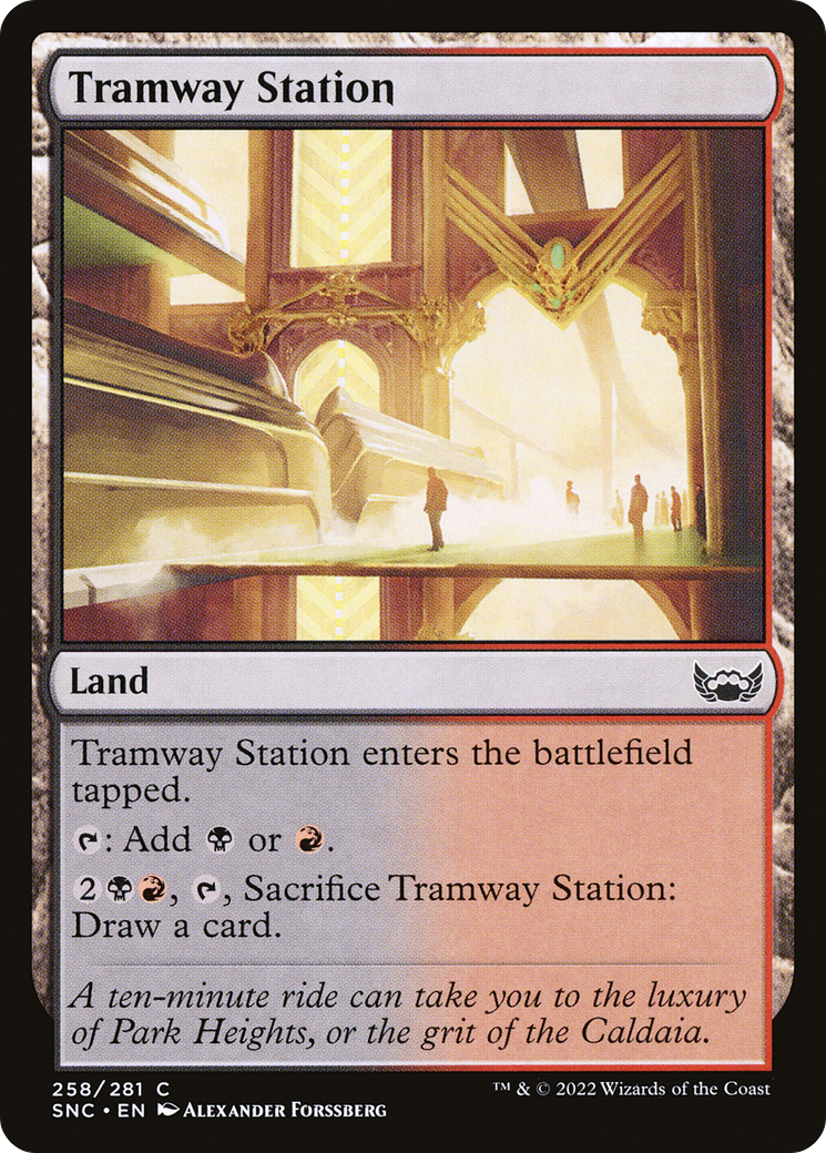Tramway Station - Foil [Streets of New Capenna]