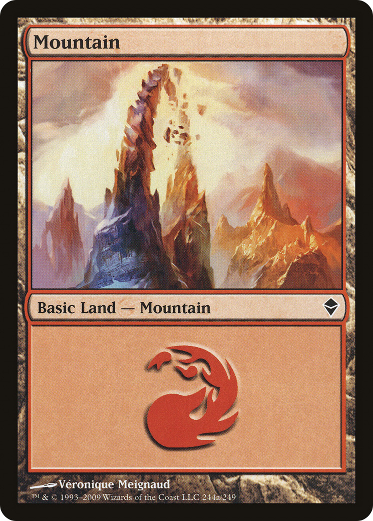Mountain (ZEN-244A) [Zendikar]