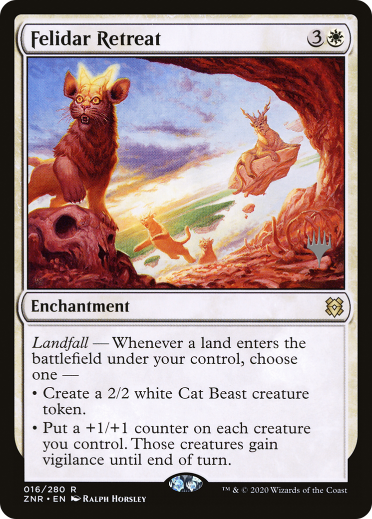 Felidar Retreat (PPZNR-016) [Promo Pack: Zendikar Rising Promos] Foil