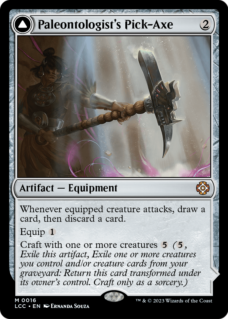 Paleontologist's Pick-Axe (LCC-016) [The Lost Caverns of Ixalan Commander] Foil