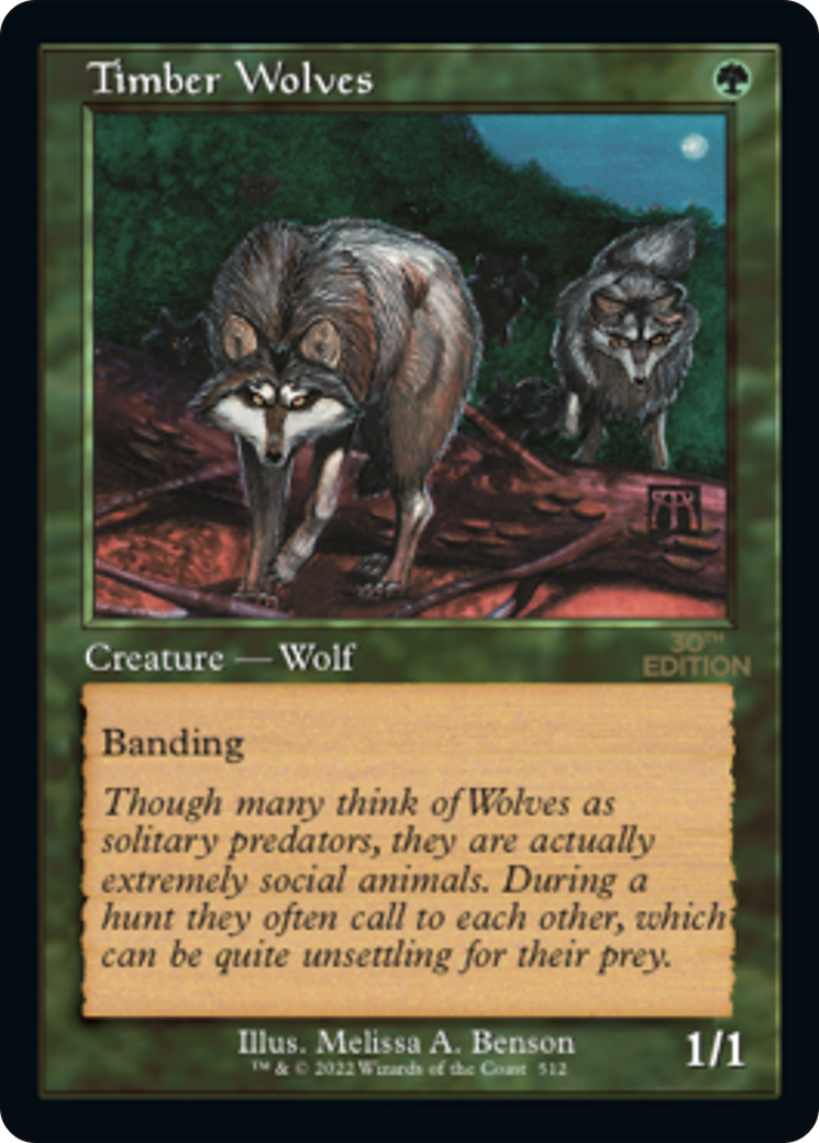 Timber Wolves (Retro Frame) (30A-512) [30th Anniversary Edition]