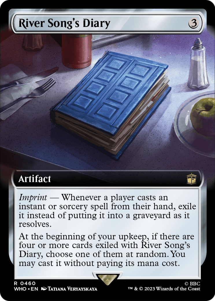 River Song's Diary (Extended Art) (WHO-460) [Doctor Who] Foil