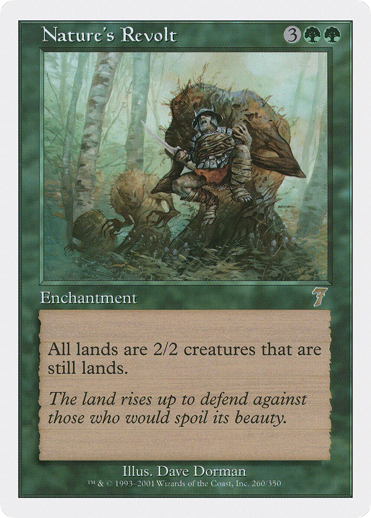 Nature's Revolt (7ED-260) [7th Edition]