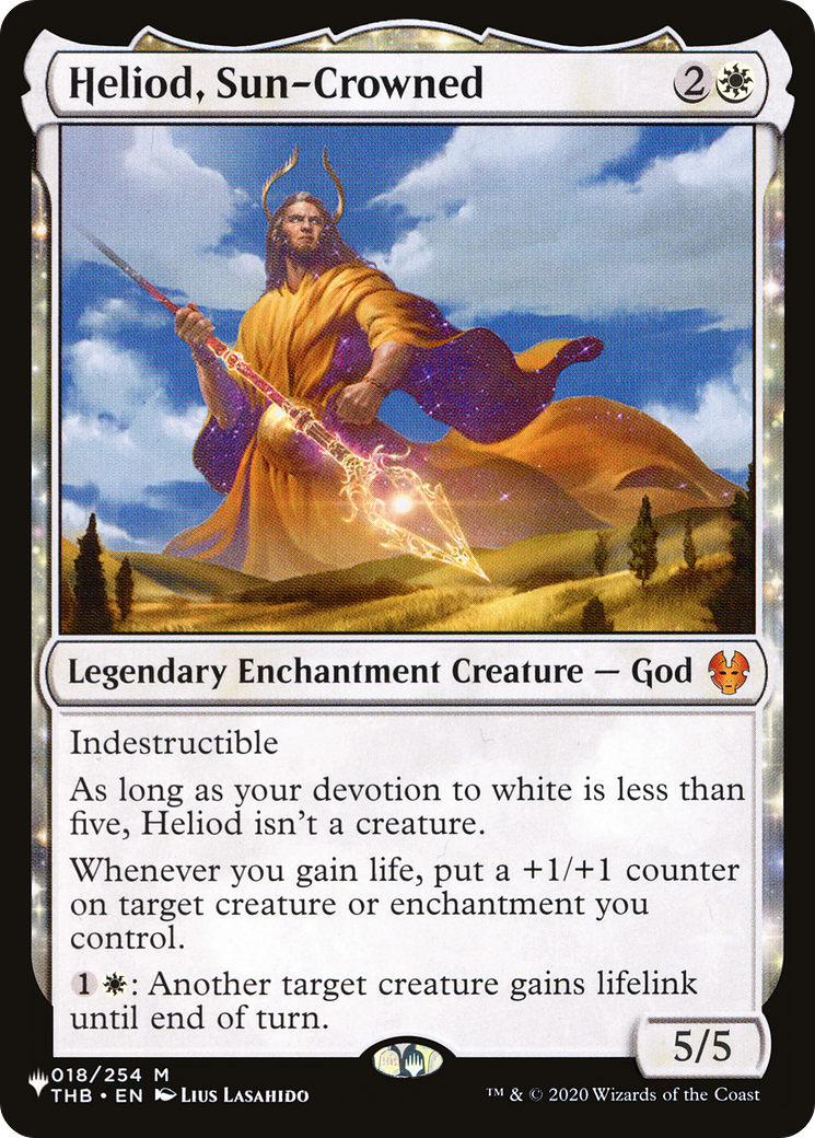 Heliod, Sun-Crowned (LIST-018/254) [The List Reprints]