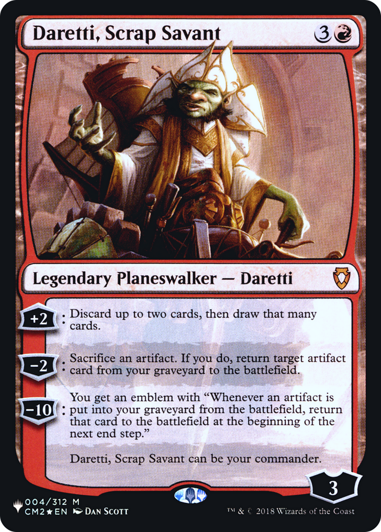 Daretti, Scrap Savant (CM2) (LIST-004) [The List] Foil