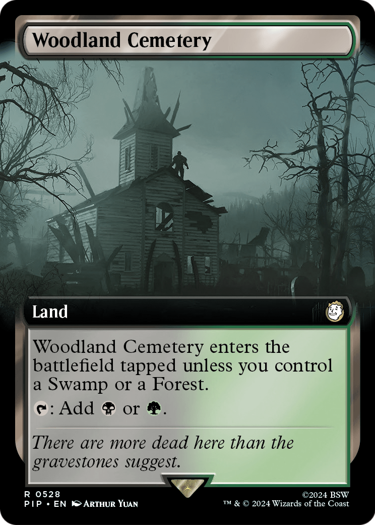 Woodland Cemetery (Extended Art) (PIP-528) [Fallout] Foil
