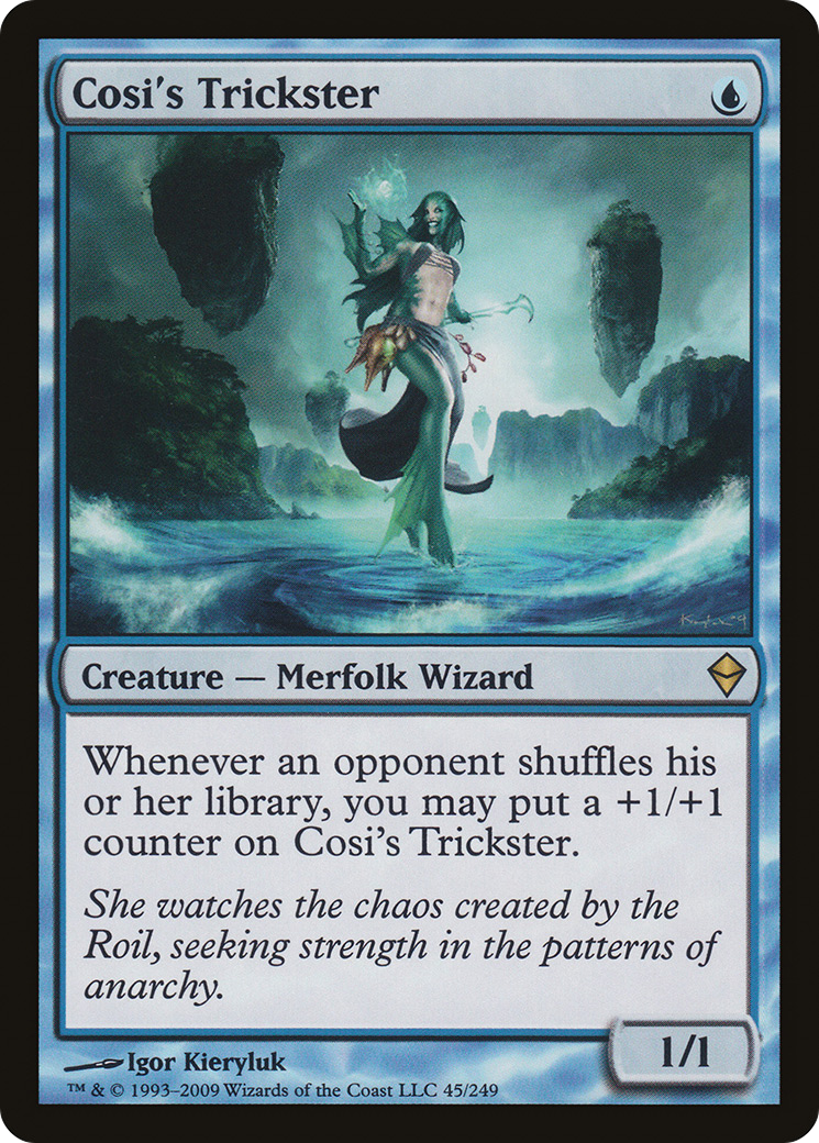 Cosi's Trickster (ZEN-045) [Zendikar] Foil
