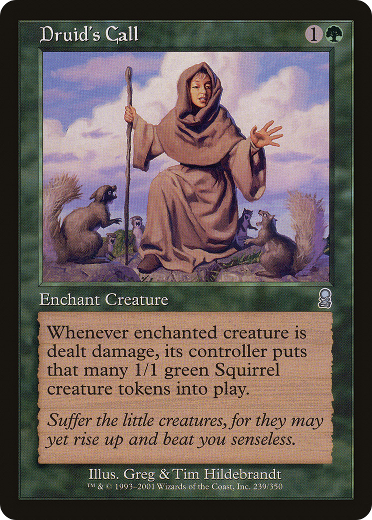 Druid's Call (ODY-239) [Odyssey] Foil