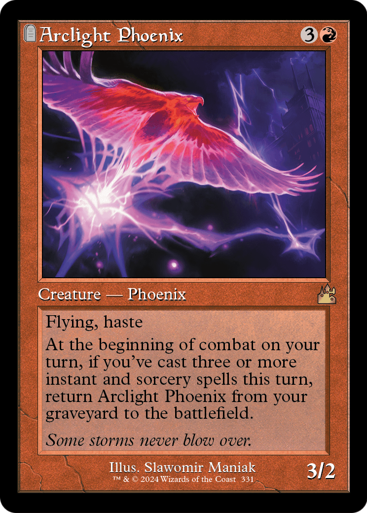 Arclight Phoenix (Retro Frame) (RVR-331) [Ravnica Remastered] Foil