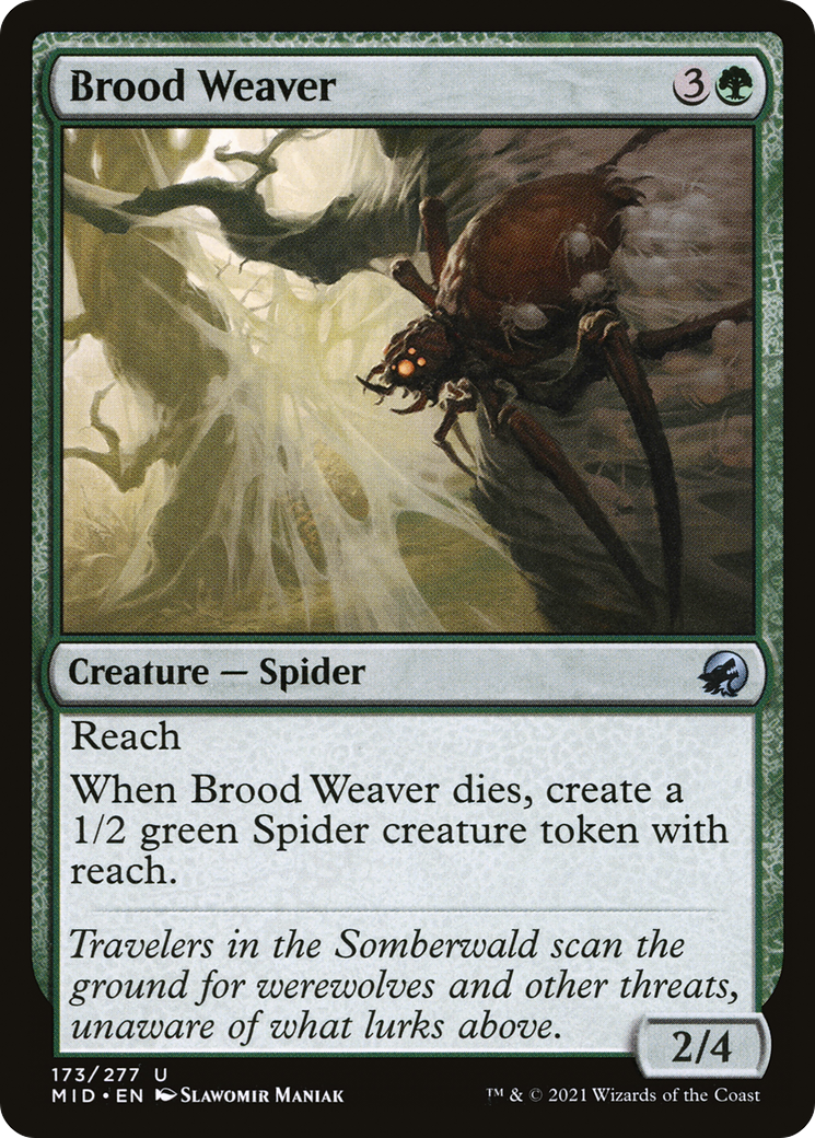 Brood Weaver (MID-173) [Innistrad: Midnight Hunt]