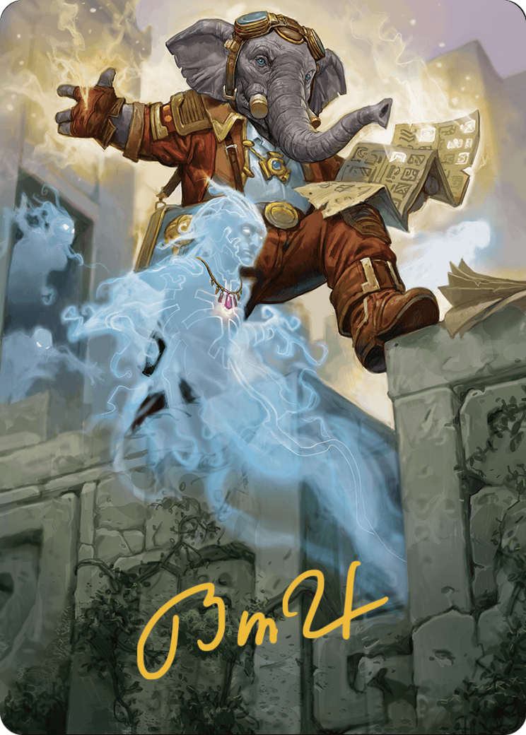 Quintorius Kand // Quintorius Kand (ALCI-037) (Borderless) [The Lost Caverns of Ixalan Art Series] Foil