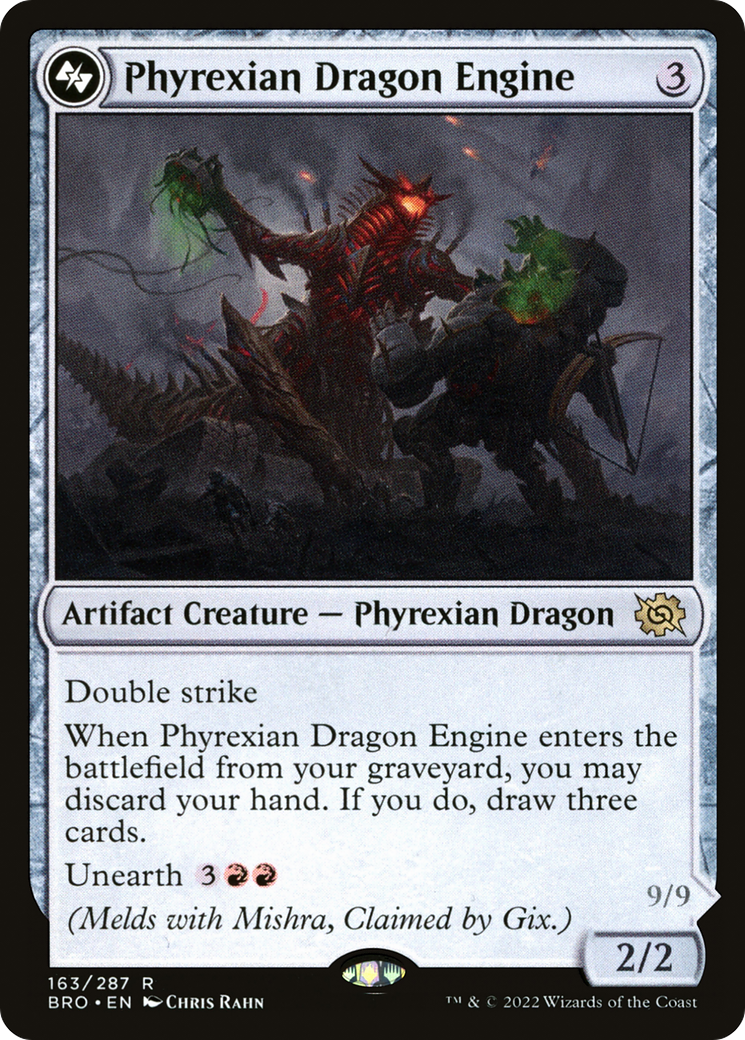 Phyrexian Dragon Engine (BRO-163) [The Brothers' War]