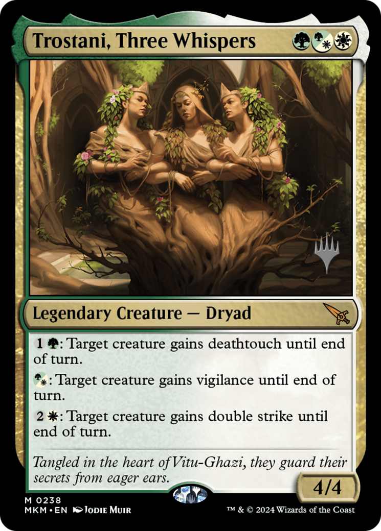 Trostani, Three Whispers (PPMKM-238) [Promo Pack: Murders at Karlov Manor Promos]