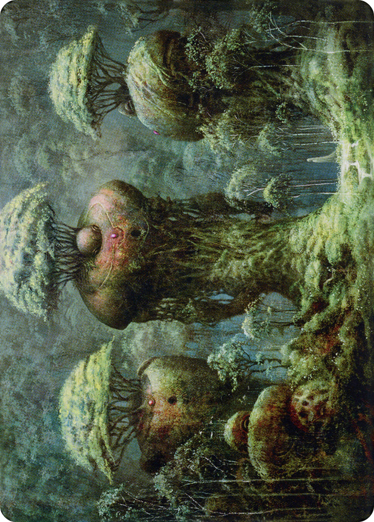 Forest // Forest (ADMU-065) (Borderless) [Dominaria United Art Series] Foil