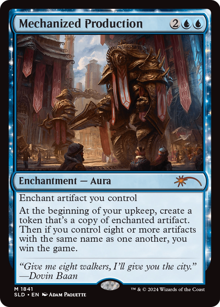 Mechanized Production (SLD-1841) [Secret Lair Drop]