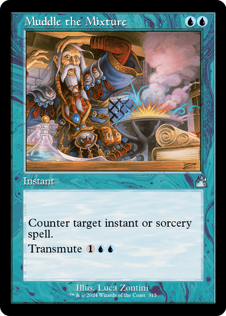 Muddle the Mixture (Retro Frame) (RVR-315) [Ravnica Remastered] Foil