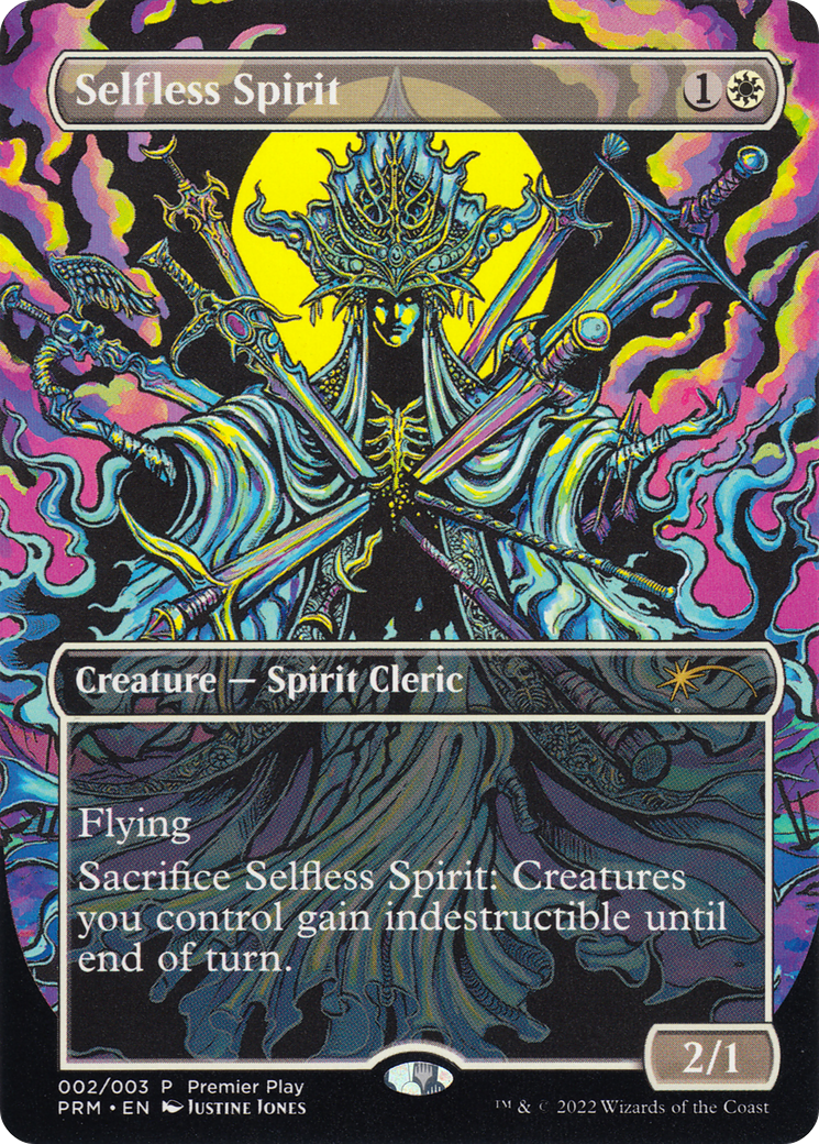 Selfless Spirit (PTP-002) (Borderless) [Regional Championship Qualifiers 2022]