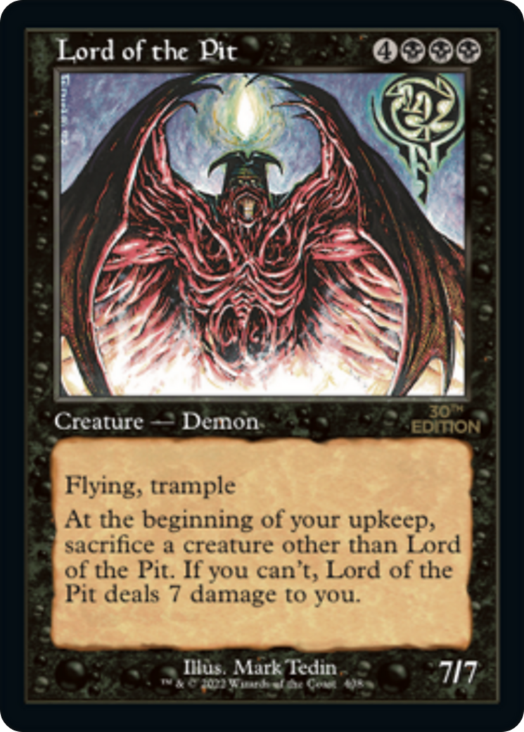 Lord of the Pit (Retro Frame) (30A-408) [30th Anniversary Edition]