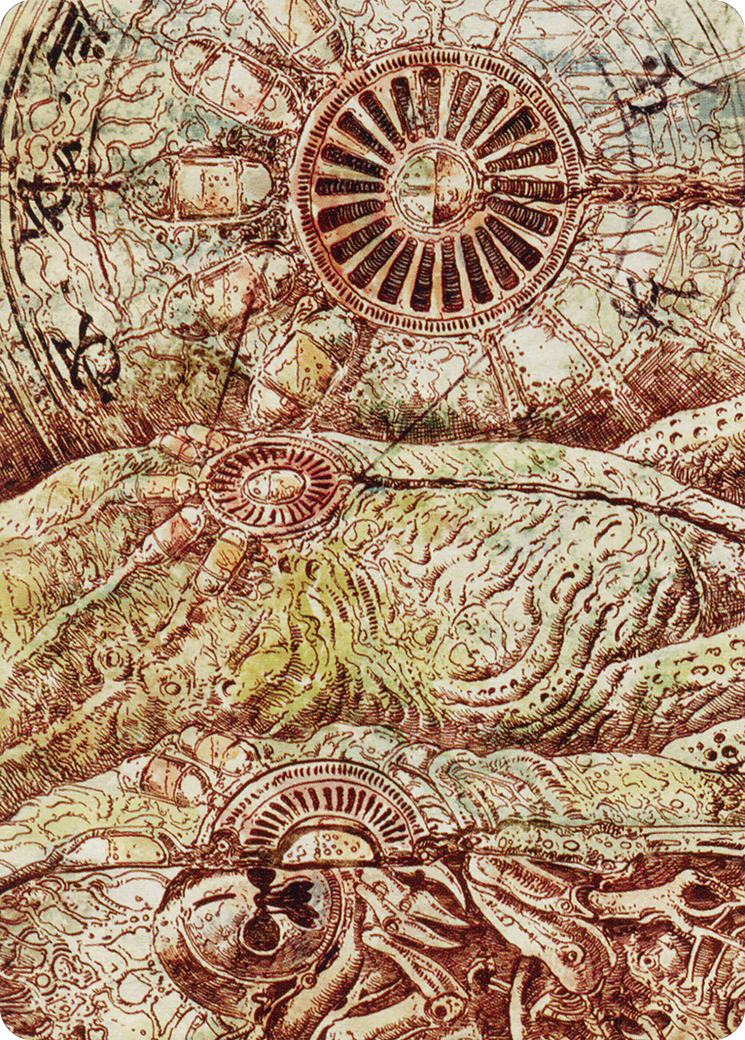Phyrexian Processor // Phyrexian Processor (ABRO-070) (Borderless) [The Brothers' War Art Series] Foil