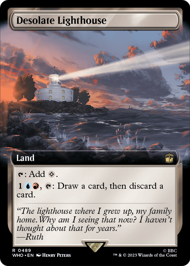 Desolate Lighthouse (Extended Art) (WHO-489) [Doctor Who]