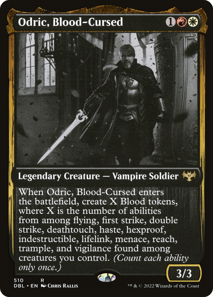 Odric, Blood-Cursed (DBL-510) [Innistrad: Double Feature] Foil