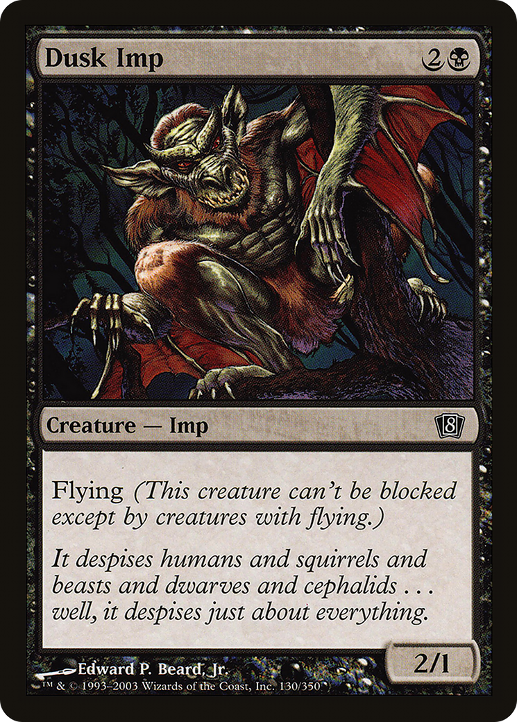 Dusk Imp (8ED-130) [8th Edition] Foil