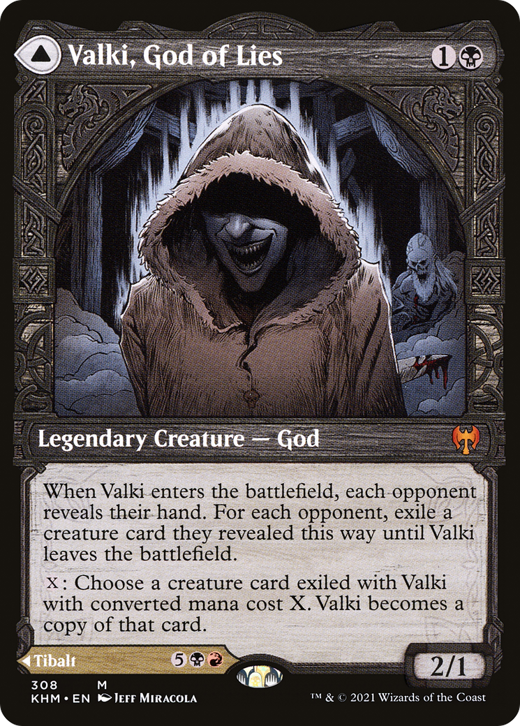 Valki, God of Lies (Showcase) (KHM-308) [Kaldheim] Foil