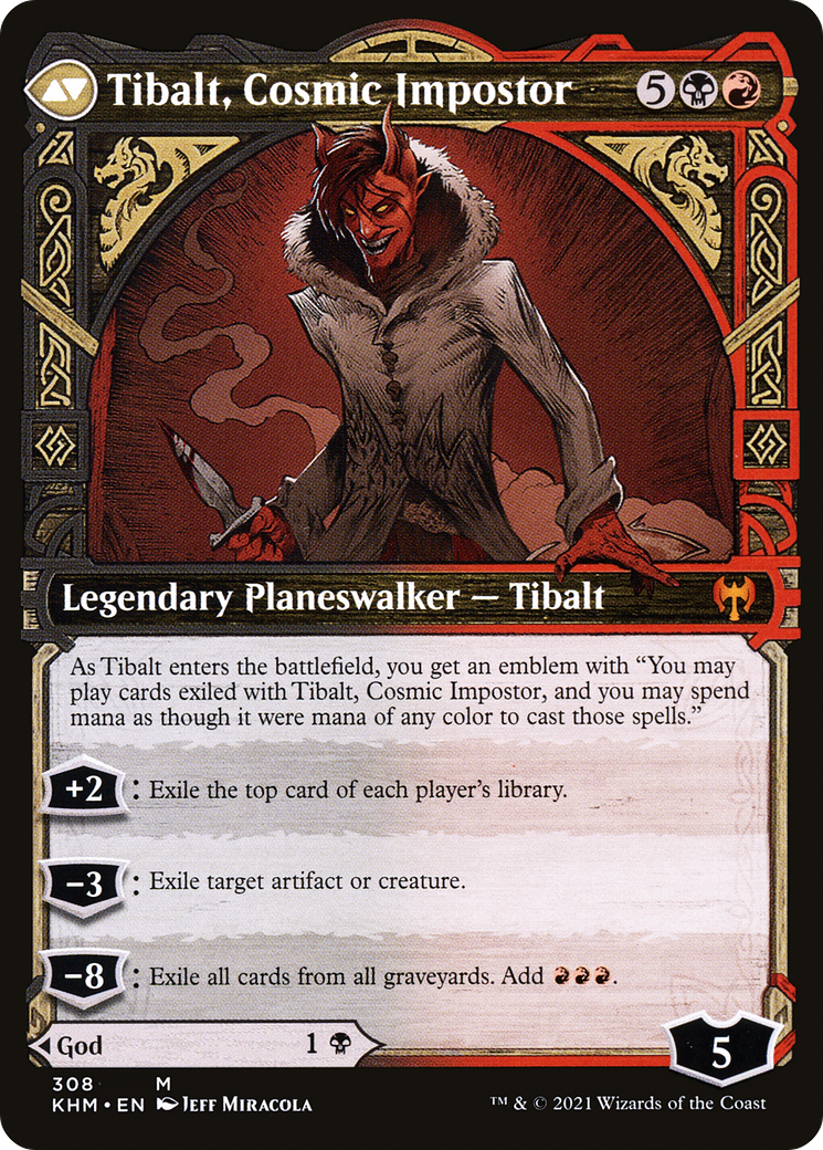 Valki, God of Lies (Showcase) (KHM-308) [Kaldheim] Foil