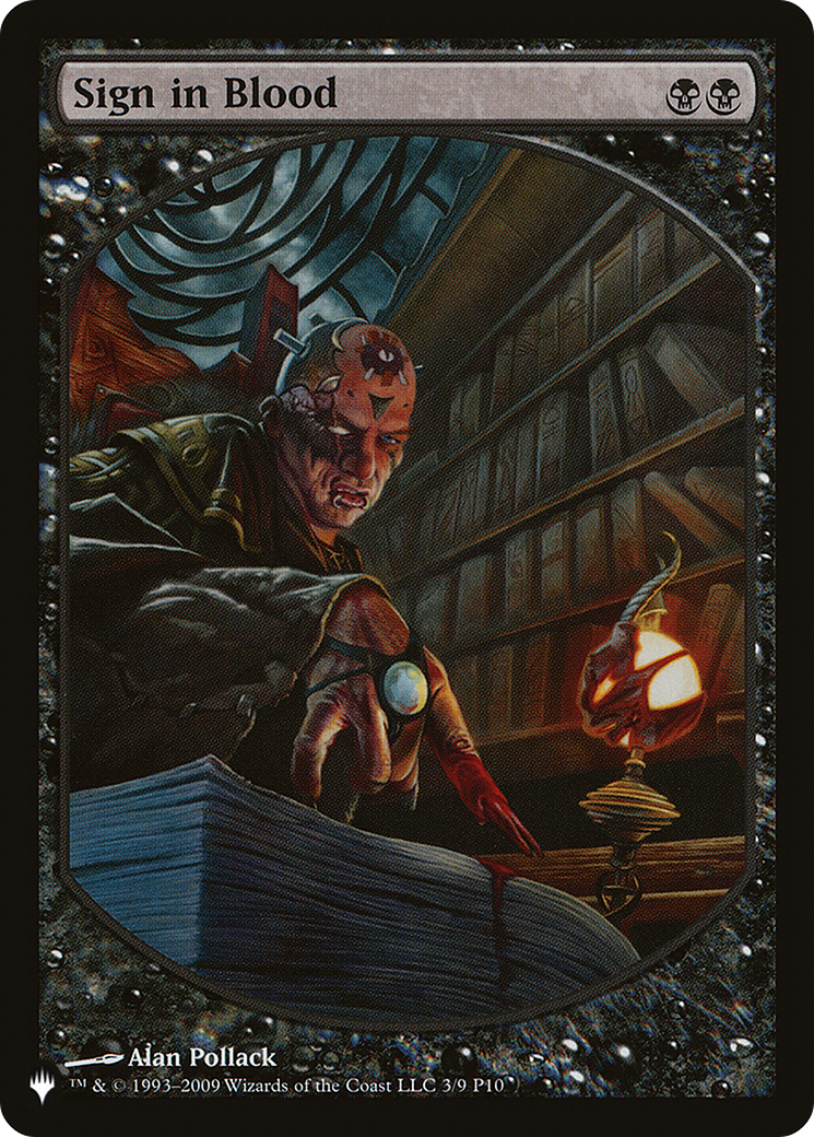 Sign in Blood (LIST-9-MAR) [The List]