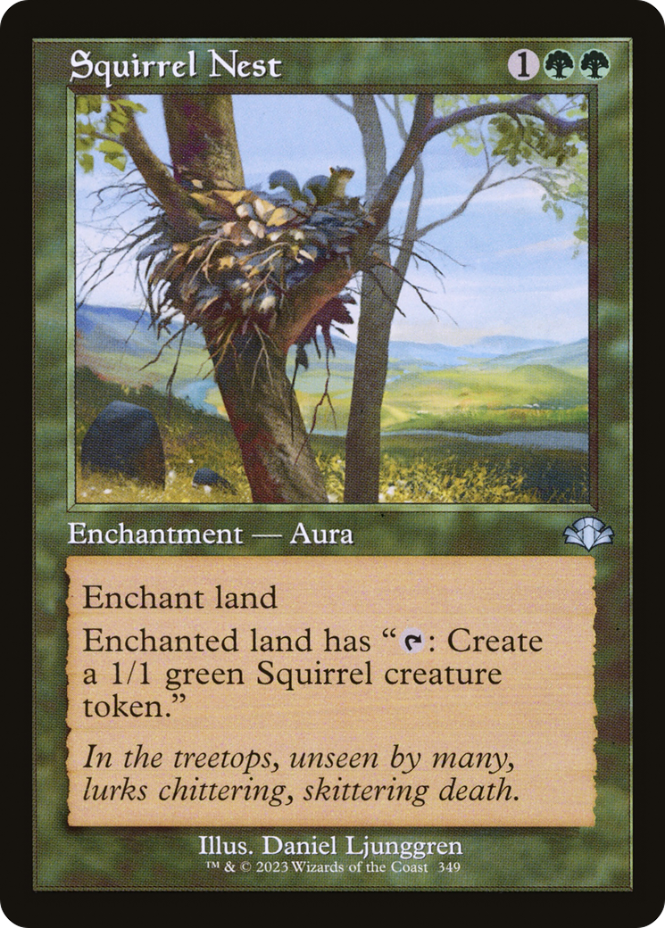 Squirrel Nest (Retro Frame) (DMR-349) [Dominaria Remastered] Foil