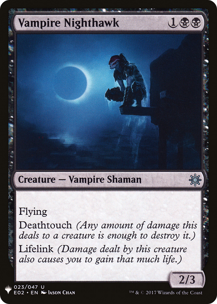 Vampire Nighthawk (E02) (LIST-023) [The List]