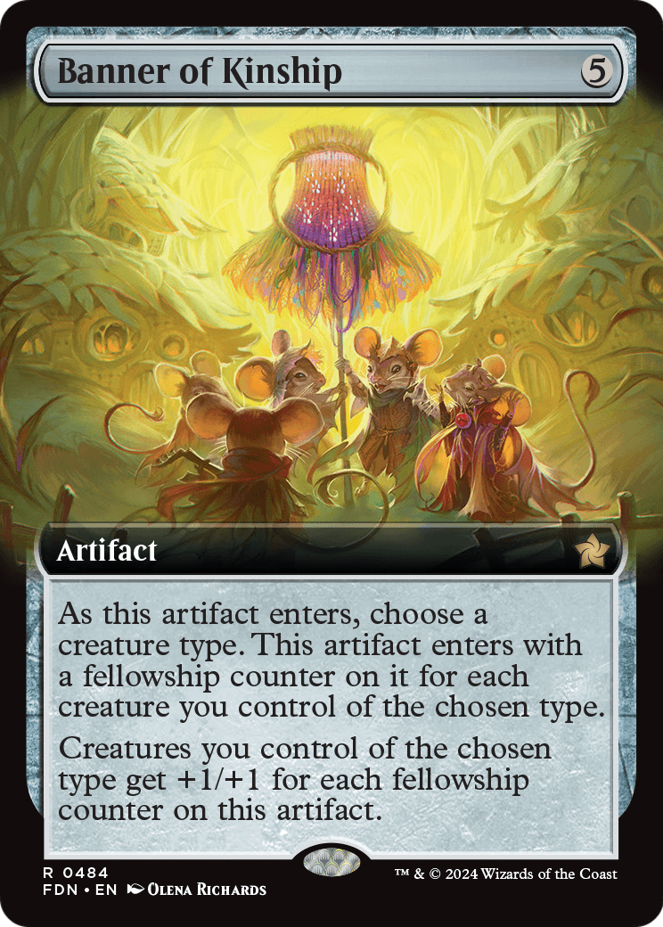 Banner of Kinship (Extended Art) (FDN-484) [Foundations] Foil