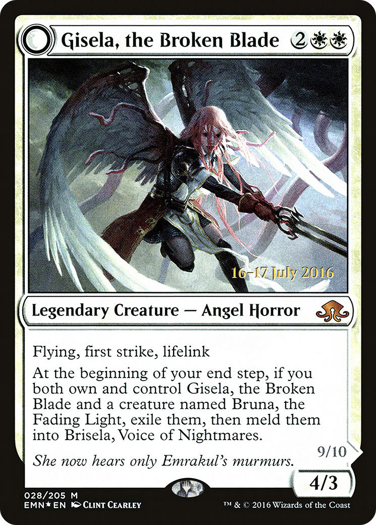 Gisela, the Broken Blade (PRE-028) [Eldritch Moon Promos] Foil