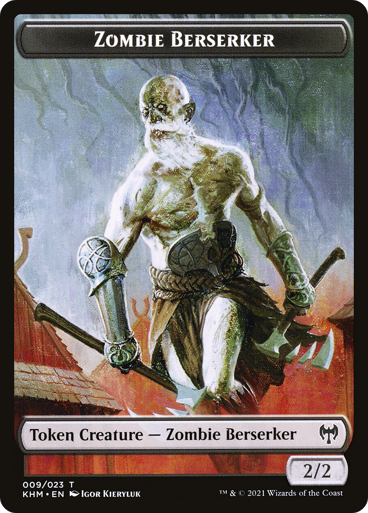 Zombie Berserker (TKHM-009) [Kaldheim Tokens]