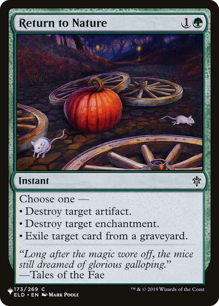 Return to Nature (LIST-173/269) [The List]