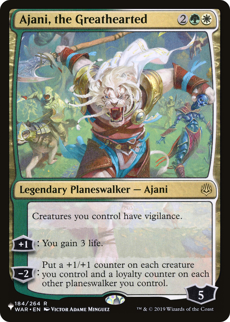 Ajani, the Greathearted (LIST-184/264) [The List]
