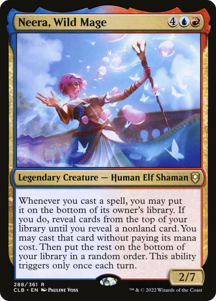 Neera, Wild Mage - Foil [Commander Legends: Battle for Baldur's Gate]