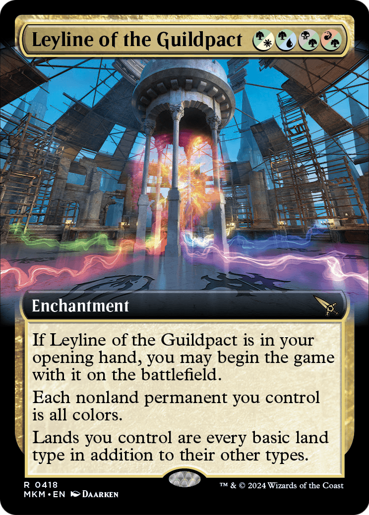 Leyline of the Guildpact (Extended Art) (MKM-418) [Murders at Karlov Manor] Foil