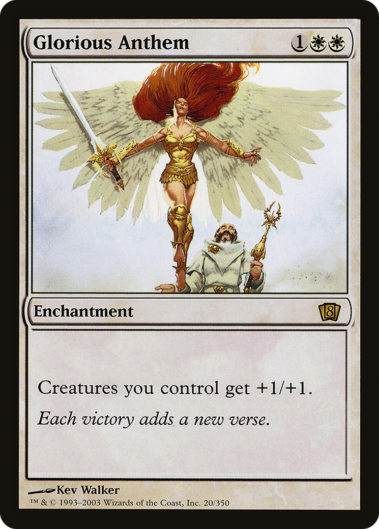 Glorious Anthem (8ED-020) [8th Edition] Foil