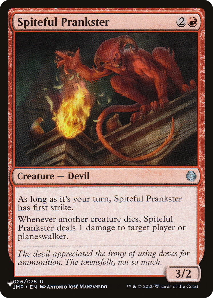 Spiteful Prankster (LIST-026/078) [The List]
