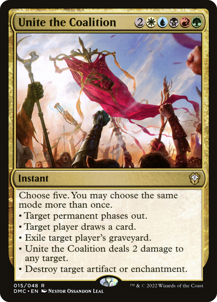 Unite the Coalition (DMC-015) [Dominaria United Commander]