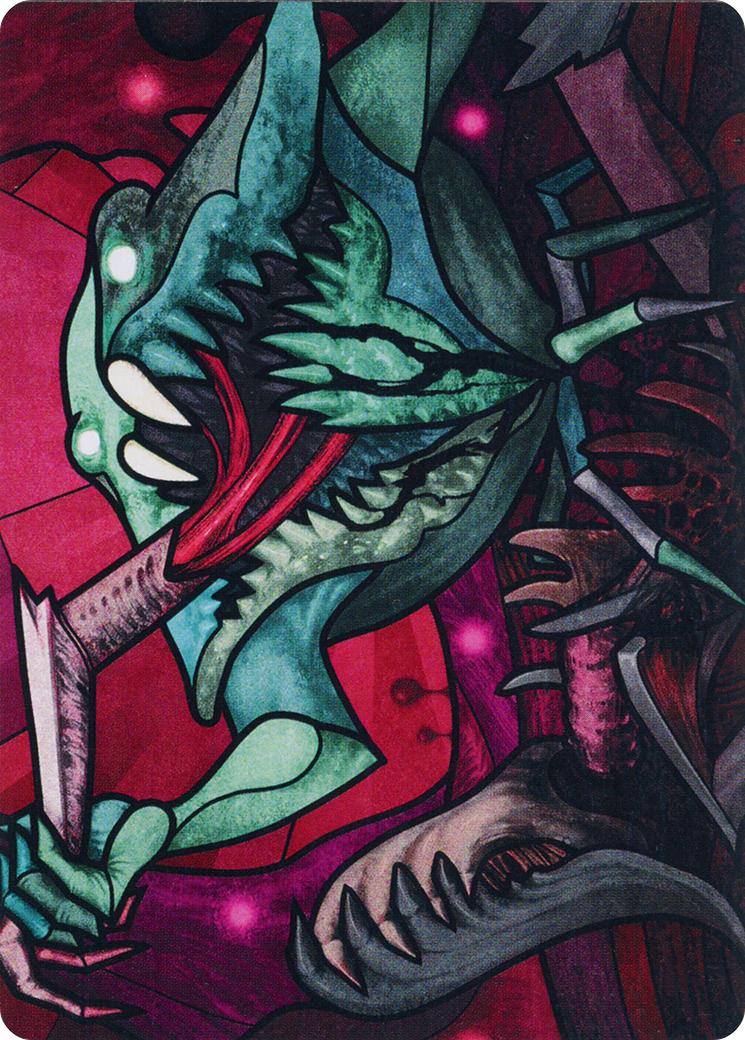 Yargle, Glutton of Urborg // Yargle, Glutton of Urborg (AMOM-072) (Borderless) [March of the Machine Art Series]