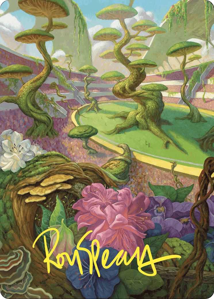 Undergrowth Stadium // Undergrowth Stadium (ACMM-049) (Borderless) [Commander Masters Art Series] Foil
