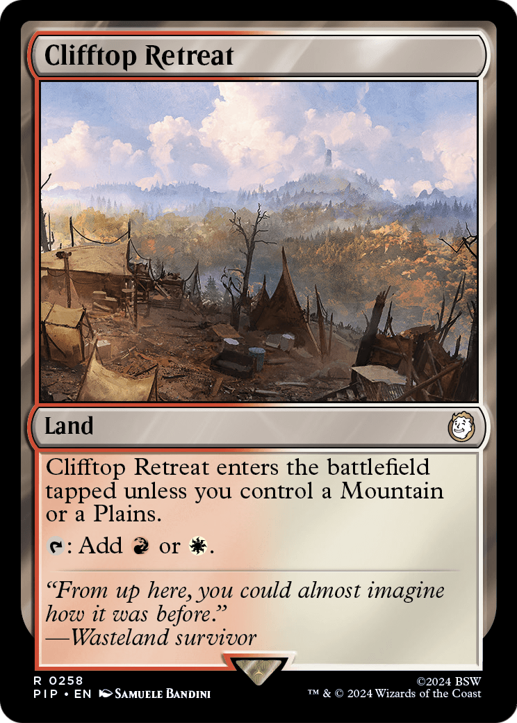 Clifftop Retreat (PIP-258) [Fallout] Foil