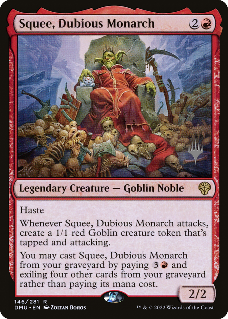 Squee, Dubious Monarch (PPDMU-146) [Promo Pack: Dominaria United Promos] Foil